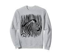 Illustration zèbre en Camouflage Sweatshirt