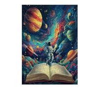 Illustrations Astronaute Planètes Puzzles 300 Pièces pour Adultes Educa Jeu De Famille Premium 3D Qualité Supérieure Décoration Murale Challenge Relaxant Cadeau 300 PCS