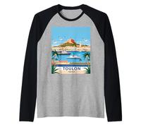 Illustré Toulon - Esprit Méditerranéen Vintage Manche Raglan