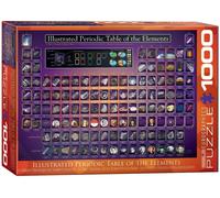 Illustrées Périodique Table 1000pc Puzzle Par Eurographics 680mm x 480mm