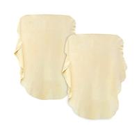 ILLUVA Lot de 2 chiffons en peau de chamois super absorbants pour laver et sécher les fenêtres, le verre et les miroirs - 60 x 40 cm