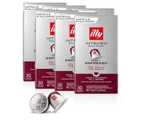 Illy, 120 Café Compatible Nespresso 60 Capsules Classique + 60 Capsule Intenso