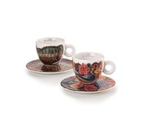 illy 24958 Lot de 2 tasses à Cappucino Art Collection Biennale 2024