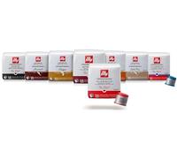 ILLY 324 Café en Capsules Hyperespresso | Sélection Monorigine + Variantes Principales | 18 Packs Assortis : Brésil, Ethiopie, Guatemala, Costa Rica, Intense, Classique, Fort