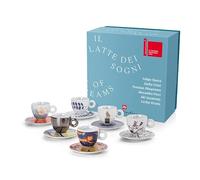 illy Art Collection Lot de 6 tasses Cappuccino Biennale 2022 Nuemrate e Signature