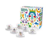 illy Art Collection Pascale Marthine Tayou 6 tasses Cappuccino numérotées signées
