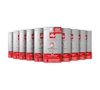 illy, Café en Capsules Compatibles CLASSICO, 100 Capsules au Total | En Aluminium, 100% Arabica avec des Notes de Fleur d'Oranger et de Jasmin, Goût Doux et Arrière-goût Sucré, 10 Paquets de 10