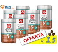 ILLY Café En Grains → 1,5 Kg - (6x250 Gr) - Café Arabica Sélection BRÉSIL