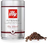illy, Café en Grains à Moudre INTENSO, 100% Arabica avec des Notes de Cacao et de Fruits Secs, Arrière-goût Corsé, Paquet de 6 Boîtes (6 x 250g)