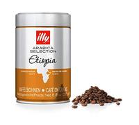 illy, Café en Grains Arabica Selection Ethiopie, 100% Arabica avec Notes de Jasmin, Fleurs d'Oranger et Camomille, Goût Délicat, Paquet de 6 Boîtes (6 x 250g)