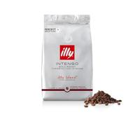 illy, Café en Grains à Moudre INTENSO, 100% Arabica avec des Notes de Cacao et de Fruits Secs, Arrière-goût Corsé, 1 Boîte de 500g