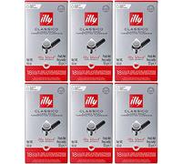 Illy Café Express Rôti moyen 18 dosettes (paquet de 6) Rouge