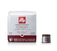 Illy Café Iperespresso Torréfaction foncèe - Set 6 boîtes de 18 capsules la boîte