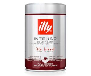 illy, Café Moulu pour Espresso Torréfié INTENSO, 6 Boîtes de 250g
