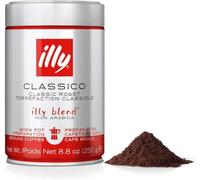 Illy Café moulu pour moka Torréfié CLASSICO, 12 boîtes de 250 g