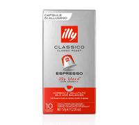 ILLY café torréfié classique en capsules compatibles Nespresso - 10 paquets de 1