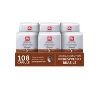 illy Capsules Café Hyperespresso Arabica Selection Brésil, 6 Paquets de 18 Capsu