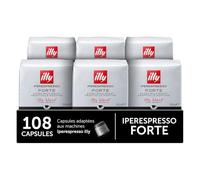illy Café en Capsules Iperespresso Arabica Selection BRASILE - 6 Boîtes de 18 Capsules, Total 108 Capsules