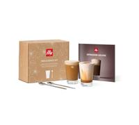 illy Collection Kit Indulgence 2 verres 170 ml + 2 cuillères à café + livre de recettes