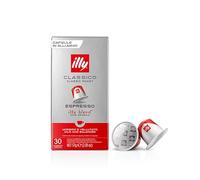 ILLY Lot de 30 capsules compatibles Nespresso 3 boîtes de 10 café Gusto Classico