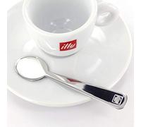 illy Lot de 6 cuillères à expresso en acier inoxydable