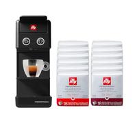 illy, Machine à café Iperespresso Y3.3 avec 216 capsules, couleur noire