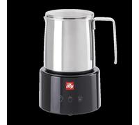 illy Mousseur à lait 23760 Noir/Acier inoxydable