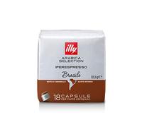 illy Sélection d'Arabica Brésil Illy Iperespresso aux notes de caramel | Illy 18 Capsules pour Café Espresso (120,6 Grammes)