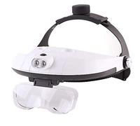 ILmira Loupe de tête Illuminée Multi-Power Casque Loupe Outils de grossissement pour la réparation de Montres, Les Arts et l'artisanat ou comme Aide à la Lecture générale Auspicious Clouds