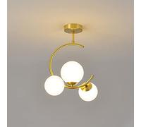 ILmira Personnalité Allée Couloir Plafonnier Moderne Simple Chambre Petit Lustre Nordique Créatif Hall D'entrée Vestiaire Lampes 3 Tête Pendentif Plafonnier G9 Auspicious Clouds