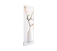 ILO - Radiateur Électrique Mural - Rayonnant - Design - +38 Décors - Extra Plat - Wi-Fi Connecté - 500W - Pour pièce de 10m² - Orientation Vert.+Horiz. - Éco, Silencieux - France -Déco florale