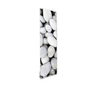 ILO - Radiateur Électrique Rayonnant Mural - 500W - +28 Motifs- Extra Plat, Verre- IP44 - Connecté WIFI - Programmable - Galets