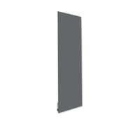 ILO - Radiateur Électrique Rayonnant Mural- 500W - +28 Motifs- Extra Plat, Verre- IP44 - Connecté WIFI - Programmable - Gris Souris