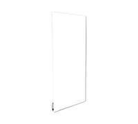 ILO/Radiateur Électrique Rayonnant Mural / 750W / +28 Motifs, Design Unique/Extra Plat Verre Trempé / IP44 / Orientations Verticale&Horizontale/WI-FI Connecté, Éco/Made In France/Blanc