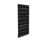 ILO - Radiateur Électrique Rayonnant Mural - 750W - +28 Motifs- Extra Plat, Verre- IP44 - 2 Orientations - Programmable - Ébène