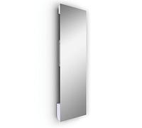 ILO/Radiateur Électrique Rayonnant Soufflant Mural / 1250W / +28 Motifs, Design Unique/Extra Plat Verre Trempé / IP44 / Orientation Verticale/Programmable, Éco, Silencieux/France/Miroir