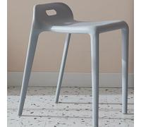 ILOOXI Tabourets empilables en plastique de 45,7 cm, tabouret de comptoir à dossier bas, capacité de 200 kg, tabourets de bar empilables pour enfants, école, salle de classe, cuisine à manger (couleur