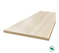 Ilot central stratifié HPL chêne clair1600 x 900 x 38 mm FSC - Gamme Signature FORESTEA Dimensions : 1600 mm x 900 mm x 38 mm