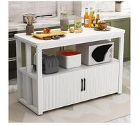 Îlot de Cuisine/Armoires de Rangement, Armoire Garde-Manger, Établi à Plusieurs Niveaux, Grande Table de préparation Commerciale for la Cuisine, Le café, Le Jardin, l'entrée(D,80x40cm/31.5x15.75in)