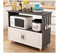 Îlot de cuisine avec armoire de rangement, 120 x 50 cm, meuble de salle à manger, Credenza pour garde-manger et salon, étagère de cuisine élégante, multifonction.