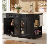 Îlot de cuisine, cloisons amovibles, armoire de cuisine, chariot de salle à manger avec plan de travail, armoire buffet, chariot de salle à manger avec veines de bois