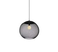 Îlot de Cuisine Lumière Rustique Métal Globe Chandelier Pendent Light Shades Suspended Suspended Lightture, 1 Light E27 Lampe Lampe pour la Chambre à Coucher Changement de Couloir pour Le Meilleur