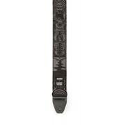 Jim Dunlop - ILD13 Bandoulière Ilovedust Endless Midnight Sangle pour guitare et basse, tissu jacquard avec embouts en cuir véritable, design exclusif