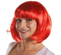 Ilovefancydress Perruque courte pour adulte Style années 20 Rouge