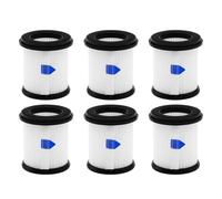 ilovelife Lot de 6 filtres HEPA avec filtre en maille de rechange pour aspirateur sans fil INSE N5S N5T S6T S6P Pro, blanc