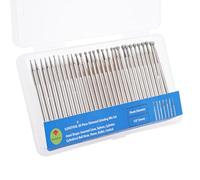 ILOVETOOL Forets diamantés ronds de 1 mm, 2 mm, 3 mm | Tige de 0,3 cm - Pour outils rotatifs Dremel - Meulage de bijoux, verre, pierre