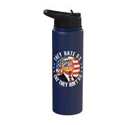 Ils détestent les États-Unis parce qu'ils ne sont pas des États-Unis - Patriotique 4 juillet Stainless Steel Insulated Water Bottle