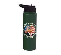 Ils détestent les États-Unis parce qu'ils ne sont pas des États-Unis - Patriotique 4 juillet Stainless Steel Insulated Water Bottle
