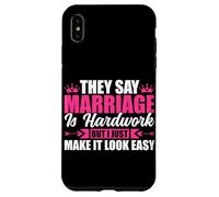 Ils Disent Que Le Mariage est Difficile mais Je Le rends Facile Coque pour iPhone XS Max