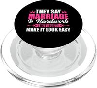 Ils Disent Que Le Mariage est Difficile mais Je Le rends Facile PopSockets PopGrip pour MagSafe